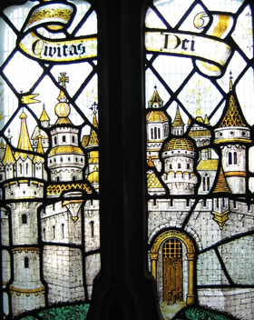 Eden's Lady Chapel, east window