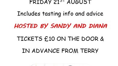 Wine tasting 21 Aug 26
